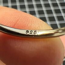 A260 匿名配送 指輪 レディース リング ６爪 ジルコニア シルバー s925 フリーサイズ サイズ調節可能 シンプル 上品_画像9