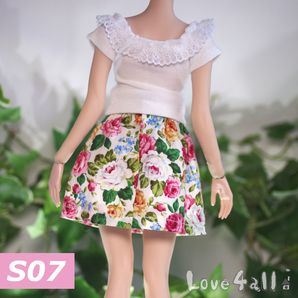  1/6ドール ファイセン TBLeague S07 トップス&スカートセット/1 Love4allの画像5