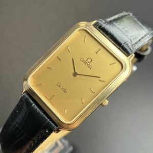 【正規品】オメガ 腕時計 デビル ゴールド レクタンギュラ メンズ アンティーク