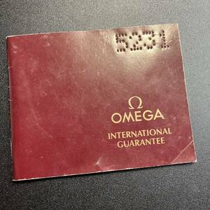 オメガ OMEGA ギャランティカード ギャランティ シーマスター スピードマスター ジュネーブ 保証書 腕時計 80年代 5231 付属品 【R6_101】