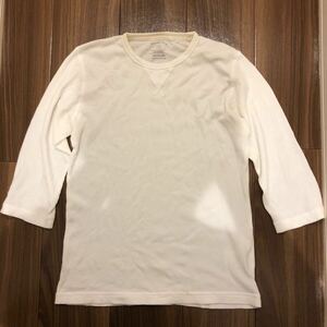 UNIQLO ユニクロ ワッフル七分袖カットソー Tシャツ インナー 肌着　M