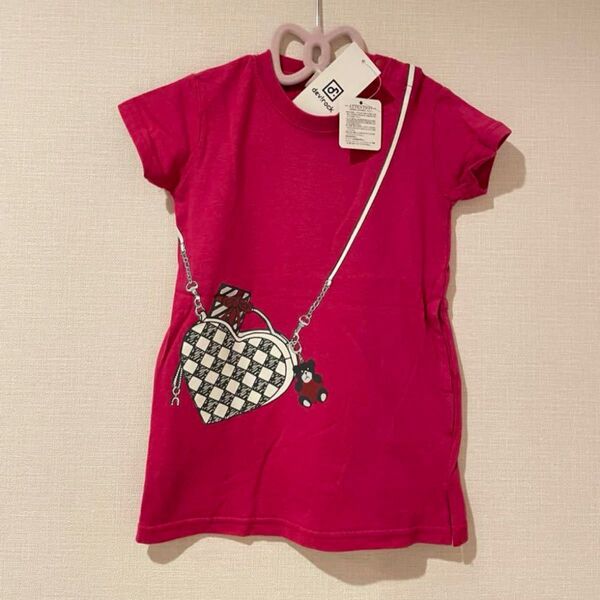 ワンピース 80 Tシャツワンピ 女の子 未使用 新品 タグ付き デビロック