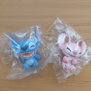 hahaha ディズニーキャラクター2ガチャ　ガチャガチャ　スティッチ　エンジェル　フィギュア　新品　リロアンドスティッチ