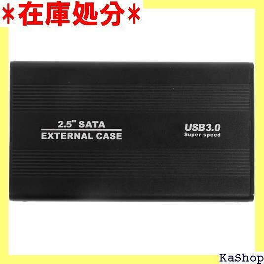 USB 3.0外付けハードドライブエンクロージャー、最 ミニウムシェルハードドライブケースは4TBをサポート 黒 647