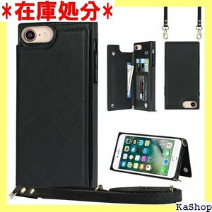 Pelanty For iPhone SE 第2世代 /SE3/6/6S/7/8 スマホケース 横開-ブラック 282