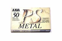 AXIA カセットテープ メタルテープ　PS METAL 50 新品未開封_画像1