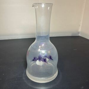 ガラス 花瓶 レトロ 花器 アンティーク 花入 水入 水入れ フラワーベース 花 