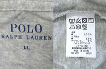 POLO RALPH LAUREN ◆ ポロ ラルフローレン ◆ 半袖Tシャツ ◆ 半袖カットソー フロントロゴ コットン Tシャツ カットソー グレー/LL 美品_画像7