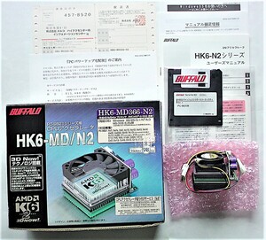 【ジャンク】PC-9821シリーズ用CPUアクセラレータ：BUFFALO HK6-MD366-N2｜AMD-K6-2/366プロセッサ搭載【動作未確認】