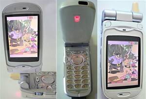 【ジャンク｜携帯電話機】DoCoMo mova N506i｜液晶が回転するリバーススタイル NEC 2G端末｜2004年夏モデル【通信サービス終了｜現状渡し】