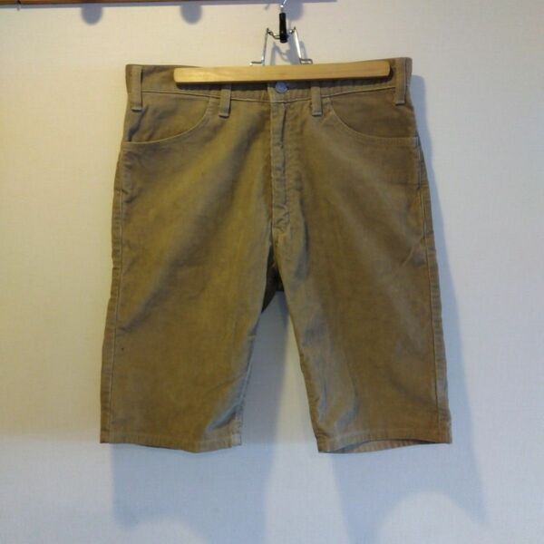 beams コーデュロイハーフパンツ BEIGE サイズL