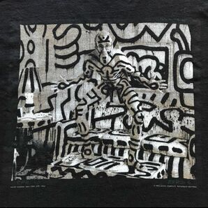 90s usa製 keith haring キースヘリング　Tシャツ アート　art ビンテージ レア