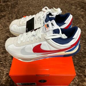 sacai × Nike Zoom Cortez White and University Redサカイ × ナイキ ズーム コルテッツ 新品　28cm