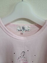 組曲 KIDS☆半袖Tシャツ/140センチ/2回着用/ベビーピンク/背中に少し難あり_画像3