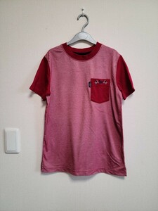 [ one times have on * beautiful goods ]J.PRESS KIDS* short sleeves T-shirt /150 centimeter / red /