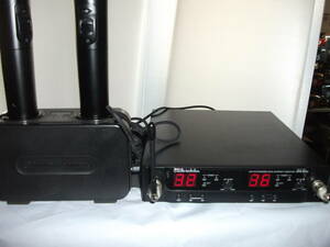 中古　オーディオテクニカ 電波式　ワイヤレスマイクセット ATW-R75a・ATW-T6２a　一式　動作品ＤＡＭ　ＸＧ７０００　ＸＧ５０００他に　