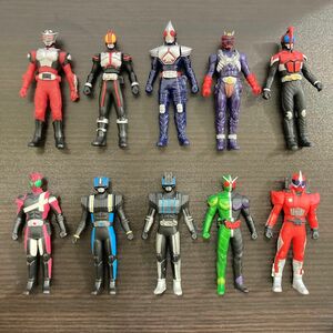 仮面ライダー ソフビ 平成仮面ライダー バンダイ フィギュア 10体 まとめ売り