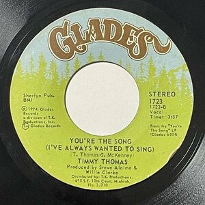 Timmy Thomas - You're The Song - Glades ■ soul funk 45