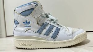 adidas Forum OG 84 Hi LG Footwear White/Clear Sky/Cream Whiteアディダス フォーラム OG 84 ハイ LG 25.5cm キズあり