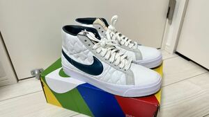 NIKE SB BLAZER MID EK Summit White/Night Shade-Whiteナイキ SB ブレーザー ミッド EK Eric Koston エリック・コストン コラボ 26.0cm