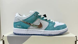 APRIL SKATEBOARDS × NIKE SB DUNK LOW PRO QS White and Multi-Colorエイプリルスケートボード × ナイキ SB ダンク ロー プロ 26.0cm