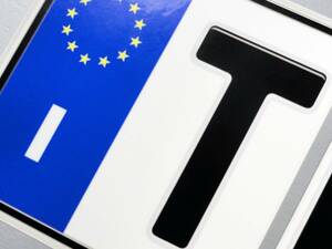 * stick only!* euro plate [ magnet specification ]ver2* Italy I Fiat FIAT Alpha Romeo car * number plate Europe EU