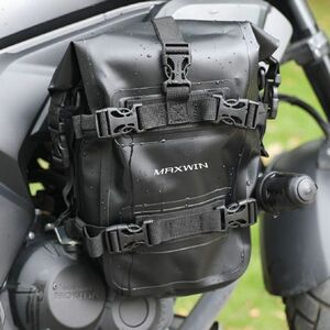 バイク用 サイドバッグ バッグ エンジンガード シート キャリア ツーリング アクセサリー 防水 キャンプ アウトドア【B-SBAG01-B】