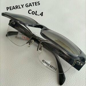 新品 パーリーゲイツ サングラス 跳ね上げ式 グレー PEARLYGATES