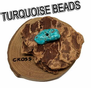 ta-8 turquoise beads [ large hole type ]nageto turquoise / accessory / parts / Goro's. custom how about??