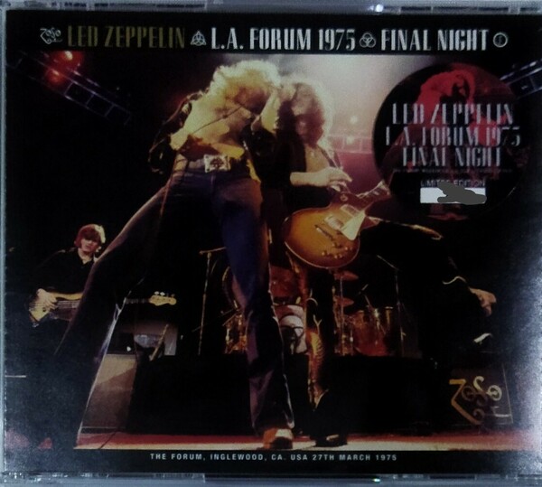 【送料ゼロ】Led Zeppelin '75 3disc Live L.A. Forum Inglewood,USA レッド・ツェッペリン