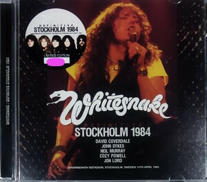 【送料ゼロ】Whitesnake '84 Live Definitive Stockholm Sweden ホワイトスネイク David Coverdale Cozy Powell John Sykes