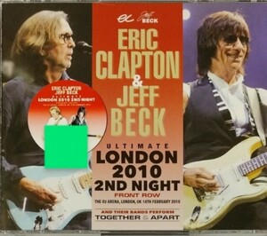 【送料ゼロ】Eric Clapton '& Jeff Beck '10 3CD Ultimate London,UK エリック・クラプトン ジェフ・ベック