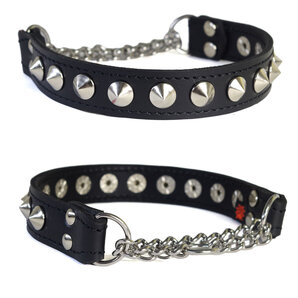 Extra+Heavy1527●中型犬用3cm幅ハーフチョーカー(頭周り41cm)