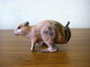 * Meiji tin plate. toy mouse . turtle antique * antique at