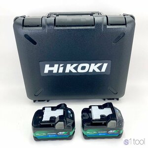 新品 HiKOKI バッテリ BSL36A18BX 2個 + ケース ( 純正 ハイコーキ Bluetooth 36V / 18V 充電池 未使用 蓄電池 未使用品 マルチボルト )