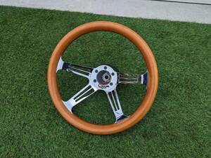 * after market steering wheel wood steering wheel steering wheel 3ps.@ spoke all-purpose 1 jpy start! S2 *