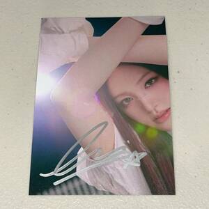 liz(IVE)* Корея 2nd EP[IVE SWITCH] концепция steel фотография (KG размер )* автограф автограф 