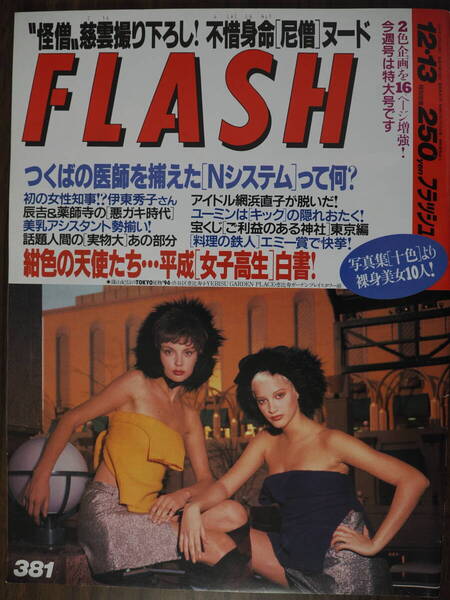 Flash フラッシュ1994年12月13日号 381 網浜直子