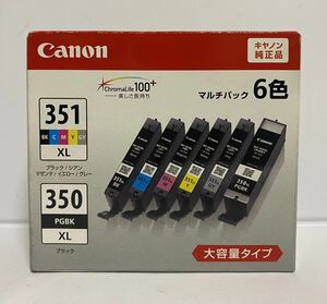* inside sack unopened Canon Canon genuine products ink cartridge BCI-351XL+BCI-350XL 6 color multi pack high capacity type this year 3 month expiration of a term 