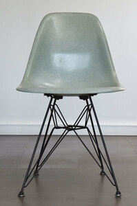 ①1957-1959 год Charles and Ray Eames DSR Herman Miller оригинал боковой ракушка стул eferu основа Vintage 