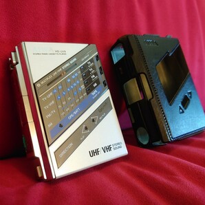 【AIWA】HS-UV9 Cassette Boy vintage PORTABLE RADIO CASSETTE PLAYER アイワ レトロ ポータブル ラジオ カセットプレーヤー の画像1