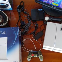 1円　動作確認済み　SONY ソニー PlayStation4 本体　VR ゲーム機 迷彩コントローラ付　_画像3