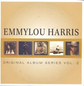 廃盤 ポップス ロック Emmylou Harris　5CD Original Album Series Vol.2　エミルー・ハリス【Evangeline】と【Thirteen】は世界初CD化！