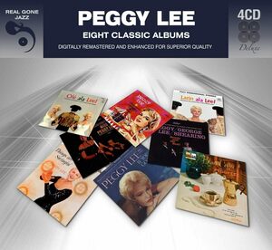 廃盤 ジャズ Peggy Lee: Eight Classic Albums ペギー・リー 4枚組　上品でセクシーな歌声　心震えるような素晴らしい曲満載です。
