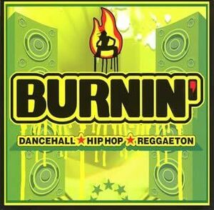 貴重廃盤 Burnin' -Dancehall: Hiphop: Reggaeton　国内盤　レゲエ、ヒップホップ、レゲトン全20曲を収録したコンピレーション・アルバム