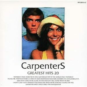 名盤 Carpenters greatest hits 20 カーペンターズ　音源が良いのか音も良いCD　美しいコーラスが柔らかく気持ち良く響きます