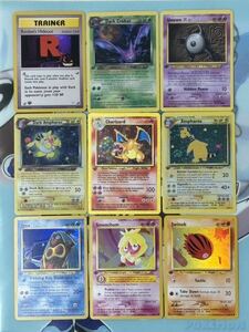 ポケモンカード 英語版 Dark Crobat Dark Ampharos Charizard 9枚セット Pokemon Cards 海外PSA Base