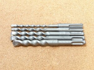 yu. packet shipping * concrete drill blade * blade diameter 6~14mm 5 pcs set total length 150mm vibration drill bit hammer drill drill BOSCH Bosch same etc. Bh4