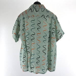 【中古】50s PENNEY'S TOPFLIGHT オープンカラーシャツ サイズM グリーン ヴィンテージ ペニーズ トップフライト [240017624820]の画像2