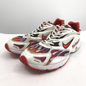 【中古】SUPREME × NIKE AIR ZOOM STREAK SPECTRUM PLUS WHITE サイズ27.5cm AQ1279-100[240017625105]